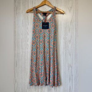 Cynthia Rowley Sleeveless Printed Swing Dress Size L NWT